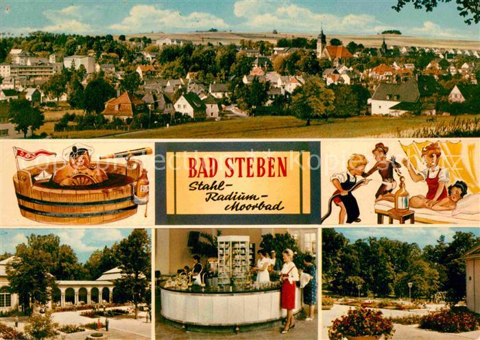 Bad Steben Panorama Trinkhalle Kurpark