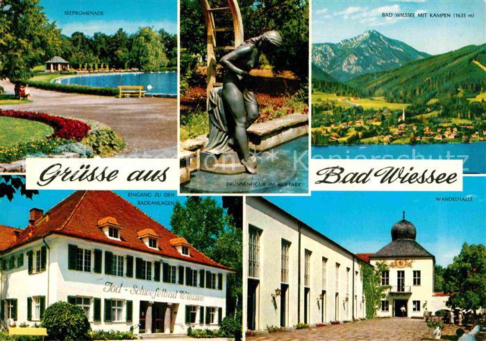 Bad Wiessee Kampen Seepromenade Badeanlagen Wandelhalle