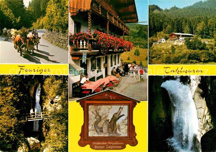 Bayrischzell Historische Gaststaette Zum feurigen Tatlwurm