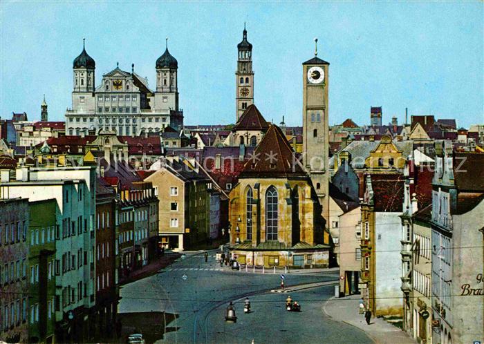 Augsburg Jakobskirche Rathaus Perlachturm