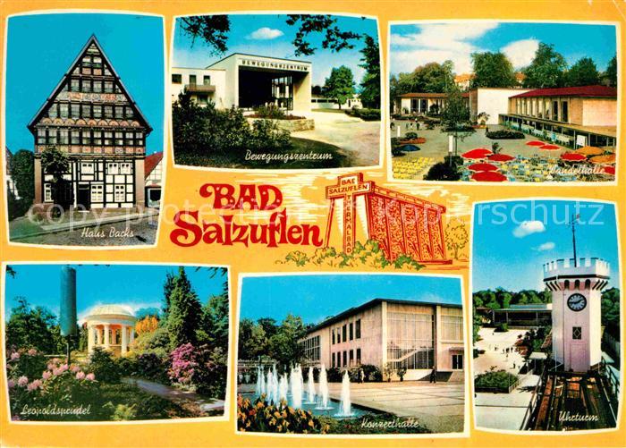 Bad Salzuflen Haus Backs Leopoldsprudel Bewegungszentrum Uhrturm
