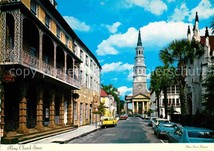 Charleston South Carolina Along Church Street