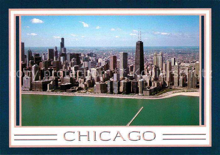 Chicago Illinois Skyline Lake Front