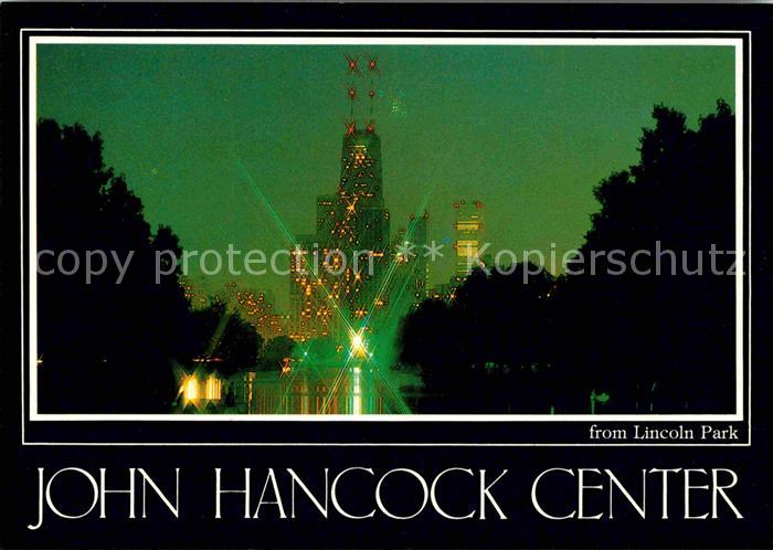 Chicago Illinois John Hancock Center Vom Lincoln Park