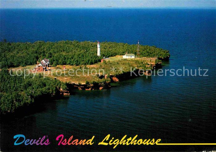 Minneapolis Minnesota Devils Island Lighthouse Fliegeraufnahme