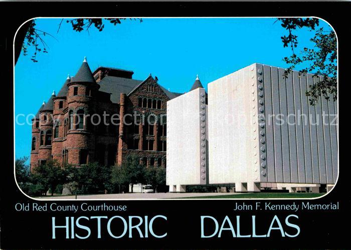 Dallas Texas Old red County Courthouse John F. Kennedy Memorial
