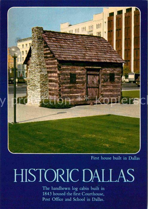 Dallas Texas John Neely Bryan Cabin