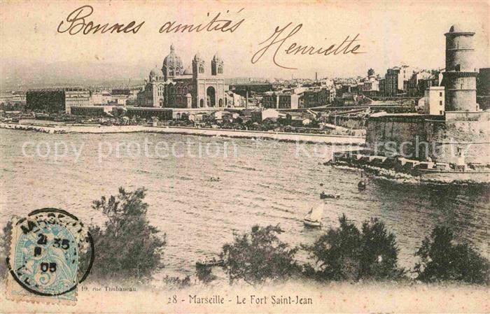 Marseille Bouches-du-Rhone Le Fort Saint Jean