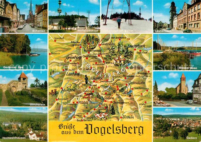 Vogelsberg Rhoen Schotten Hoherodskopf Skilift Lauberbach Mooser-Seen Gedern Ulr