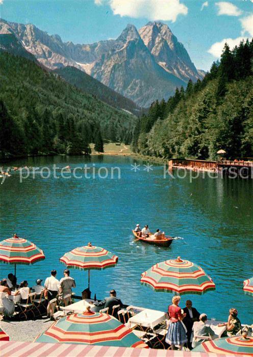 GARMISCH-PARTENKIRCHEN Bayern Riessersee mit Waxenstein