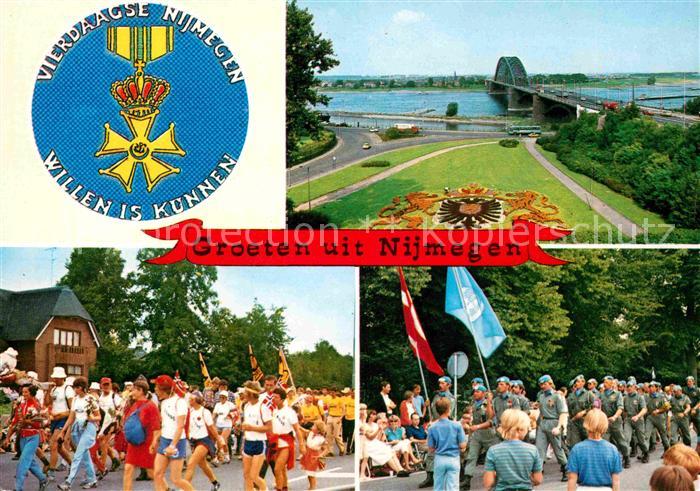 Nijmegen Aufmarsch und Brueckenpartie