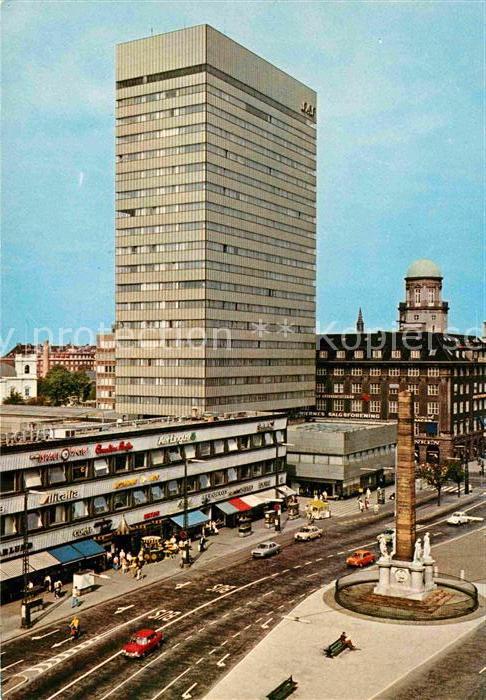 Kopenhagen Freiheitssaeule und SAS Hotel