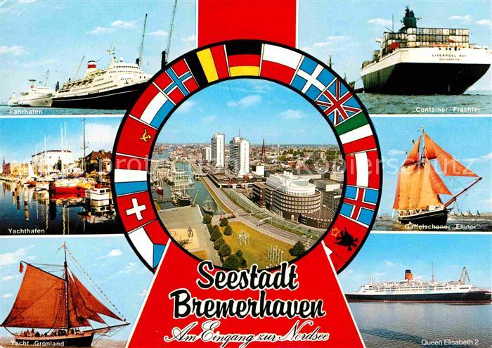 Bremerhaven Hafen Fliegeraufnahme Schiffe