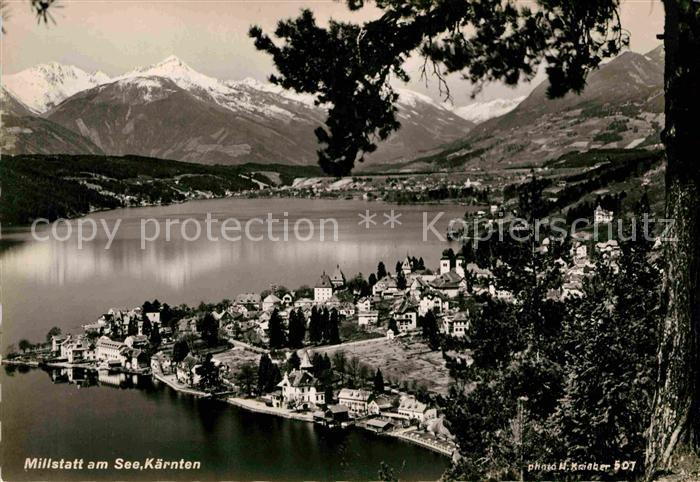 Millstatt Millstaettersee Kaernten Seepartie