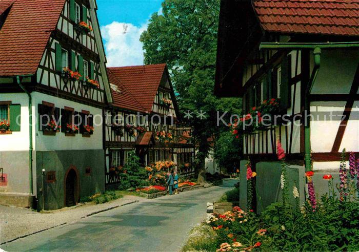 Sasbachwalden Ortspartie Fachwerk