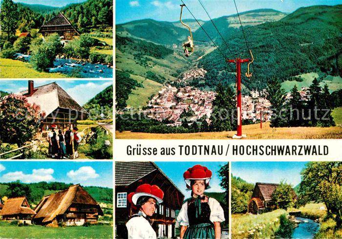 Todtnau Trancht Sessellift Bauernhaeuser Wassermuehle