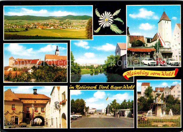 Neunburg Wald Brunnen Burg Ortspartien