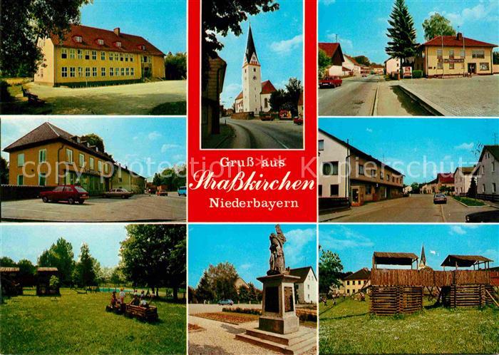 Strasskirchen Donau Ortspartien Denkmal Kirche