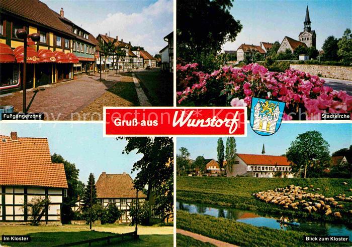 Wunstorf Fussgaengerzone Stadtkirche Kloster