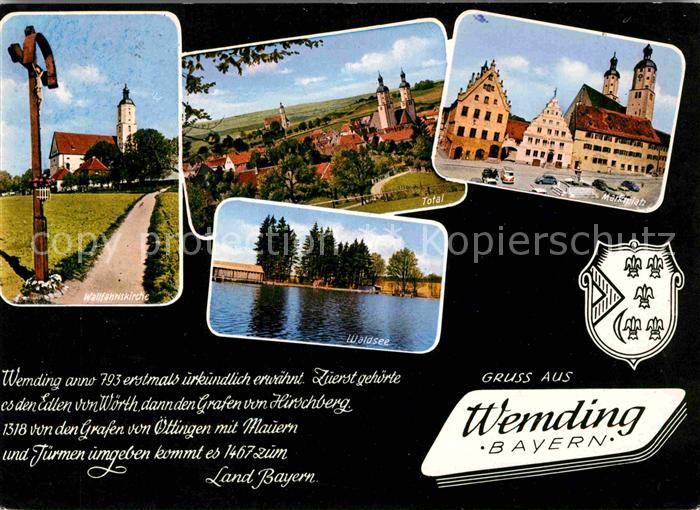 Wemding Waldsee Wallfahrtskirche Total Marktplatz