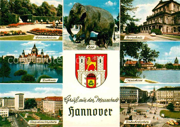 Hannover Opernhaus Maschsee Rathaus Aegidientorplatz Herrenhausen Bahnhofsplatz