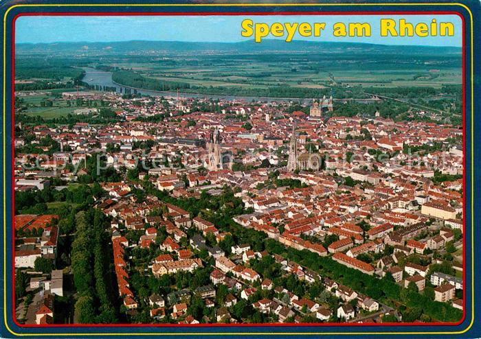 Speyer Rhein Fliegeraufnahme