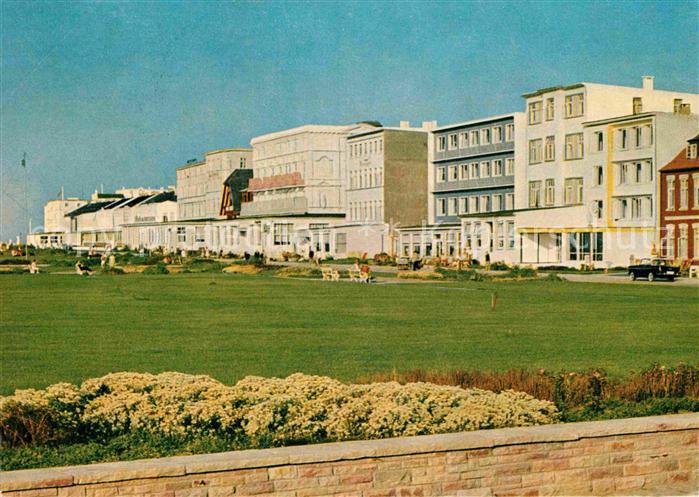 Norderney Nordseebad Hotels Pensionen an der Kaiserstrasse