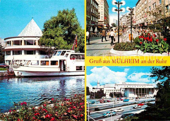 Muelheim Ruhr Fussgaengerzone Hafen