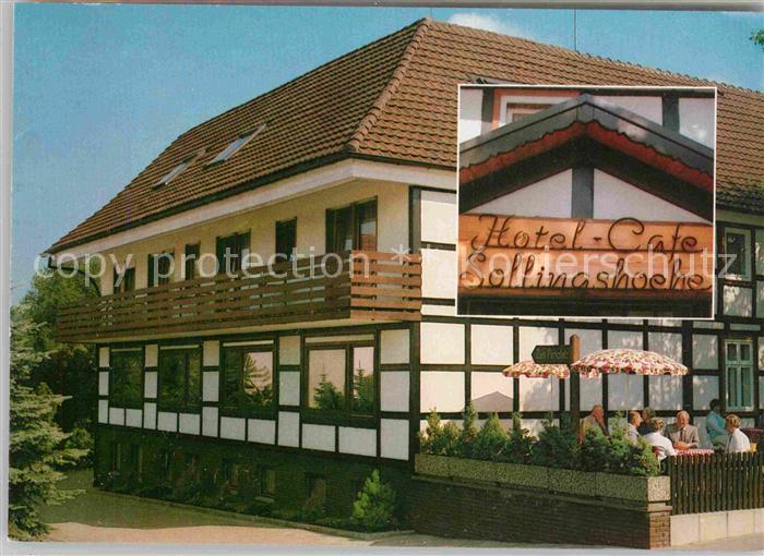 Holzminden Weser Klappkarte Hotel Cafe Sollingshoehe