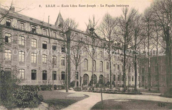Lille Nord Ecole Libre Saint Joseph Facade interieur