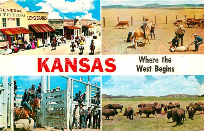 Dodge City Where the West Begins Front Street Branding Calves Cattle Ranch Rodeo