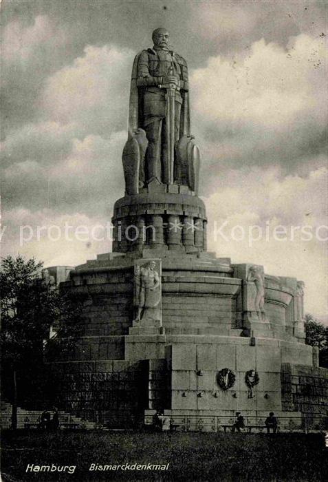 HAMBURG  CITY Bismarckdenkmal
