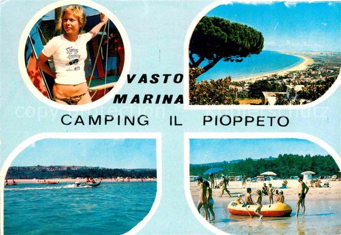 Vasto Camping il Pioppeto Spiaggia Panorama Strand
