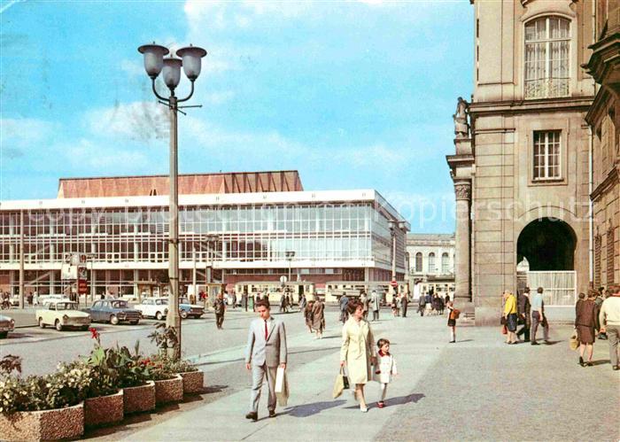 DRESDEN Elbe Altmarkt am Kulturpalast