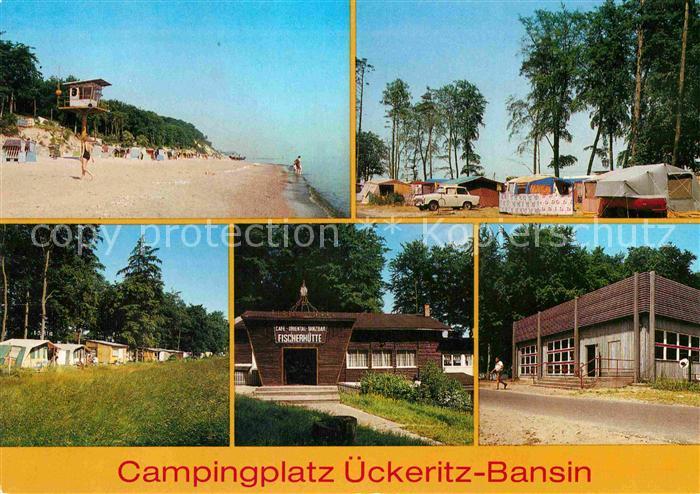 ueckeritz Usedom und Bansin Campingplatz Strand Fischerhuette Zeltplatz Gaststae