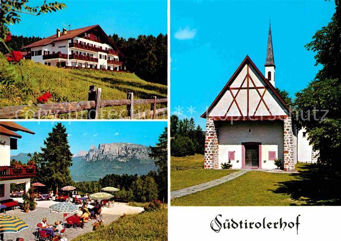 Oberbozen Ritten Pension Restaurant Suedtirolerhof Alpenblick Kapelle