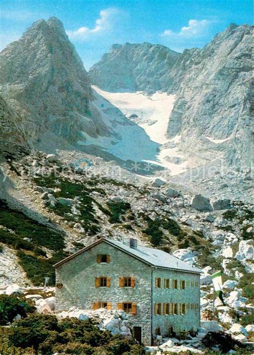 Blaueishuette Berchtesgaden Blaueisspitze Gletscher Berchtesgadener Alpen