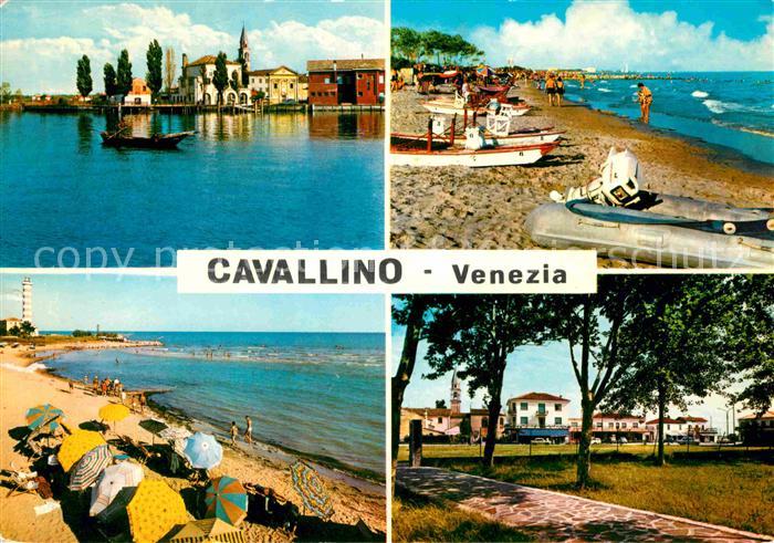 Cavallino Venezia Piazza Spiaggia Faro Centro Strand Leuchtturm Zentrum