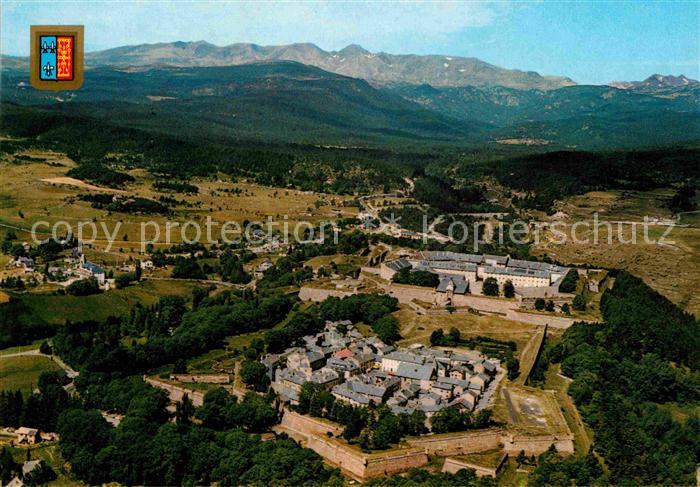 Mont-Louis Montagne Vue aerienne Collection Lumiere et couleurs de la Cerdagne
