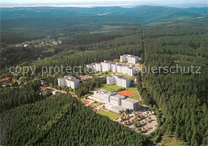 Hahnenklee-Bockswiese Harz Hochwald Ferienpark Fliegeraufnahme
