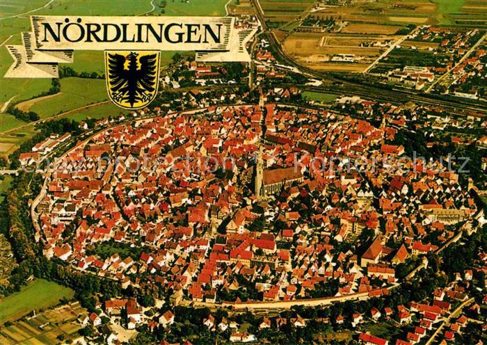 Noerdlingen Altstadt Fliegeraufnahme