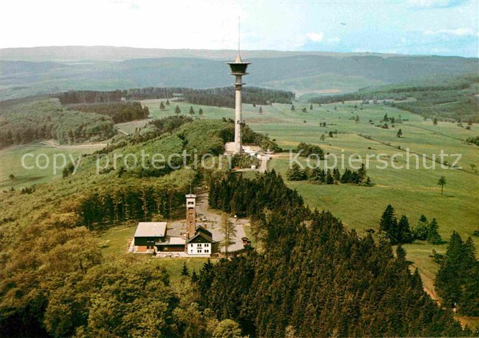 Kirchheim Hessen Berggasthof Eisenberg Heussner Haus Borgmannturm Fliegeraufnahm