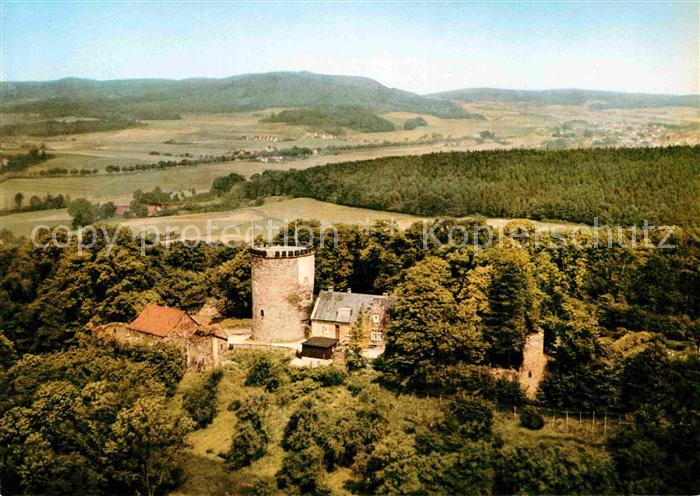 Borgholzhausen Burg Ravensberg Teutoburger Wald Fliegeraufnahme