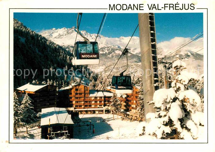 Modane Val Frejus Wintersportplatz Alpen Bergbahn