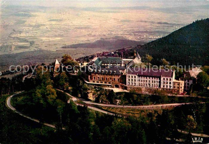 Mont-Sainte-Odile Mont-Ste-Odile Le Couvent et la Plaine d Alsace vue aerienne