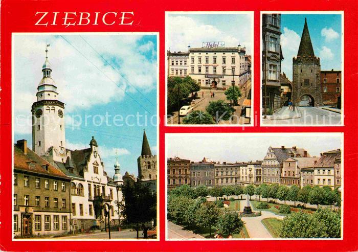 Ziebice Muensterberg Schlesien Ratusz Hotel Plac Rathaus Hotel Platz