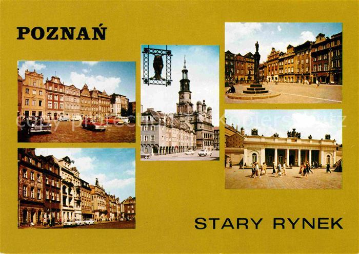 Poznan Posen Stary Rynek Ratusz Muzeum Marktplatz Rathaus Museum