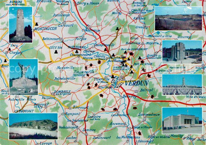 Verdun Meuse et les Champs de Bataille Schlachtfelde