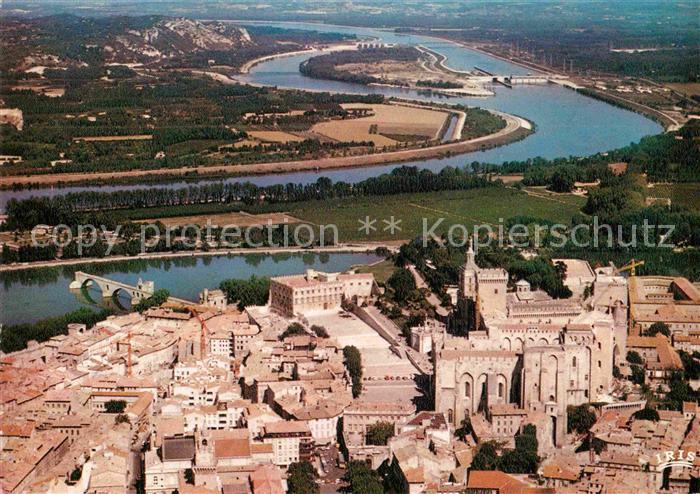 Avignon Vaucluse Le Palais des Papes et le Rhone Collection Reflets de Provence