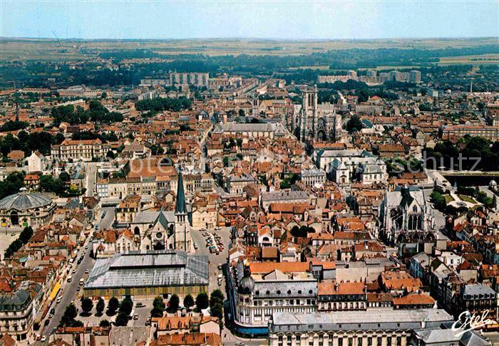 Troyes Aube Capitale de la Champagne vue aerienne